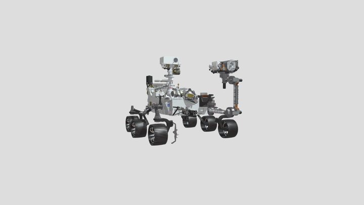Mars Perseverance Rover 3D Model