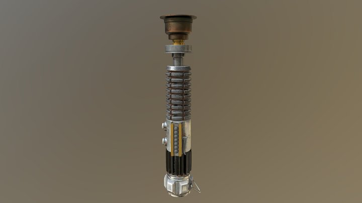 Roughed up Lightsaber 3D Model