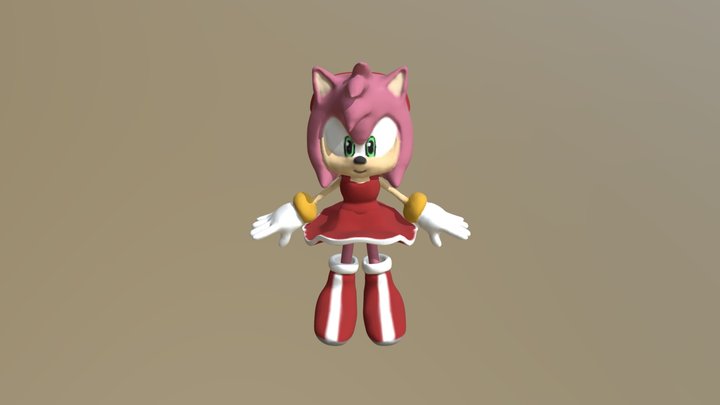 Amy Rose - Sonic 3D Model