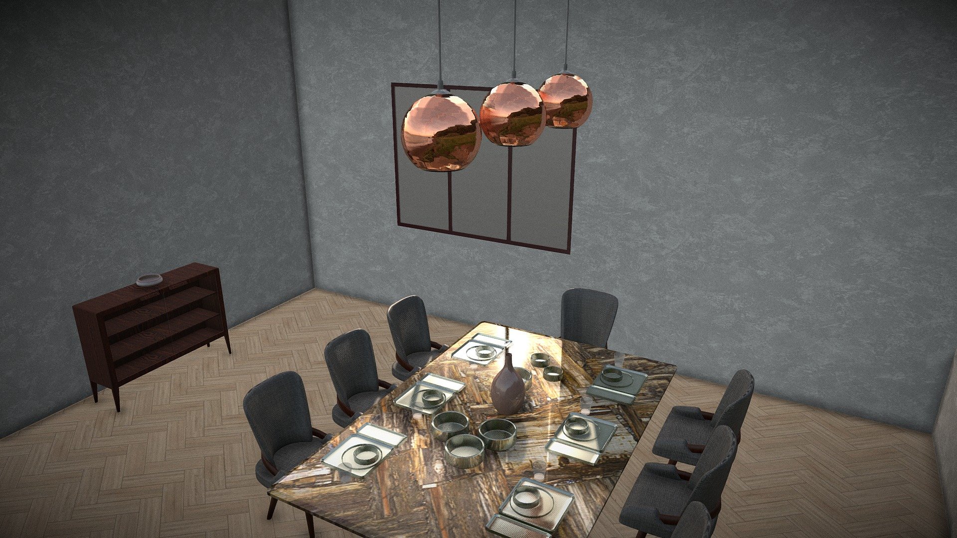 Kitchen Table and Dining Table - 3D model by wtsverse [c917d46] - Sketchfab