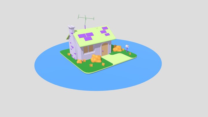 Single House 3D Model
