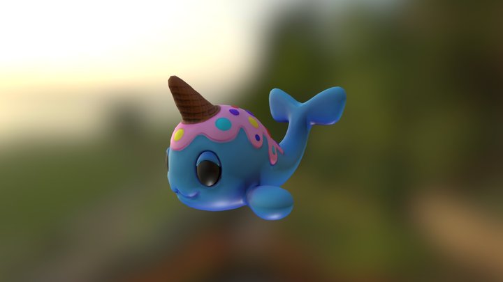 Sweets The Whale – Kostenloses 3D-Modell STL