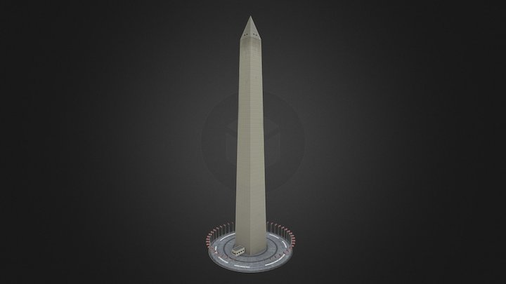 Washington Monument 3D Model