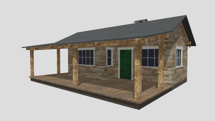 Hunting Cabin 3D Model