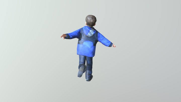 Little Boy 1 3D Model