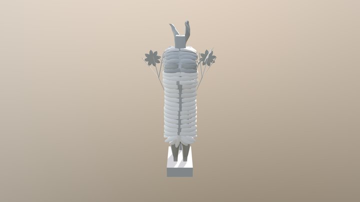 Ram in the Thicket 3D Model