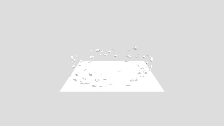 Animal Crossing Fountain HDRi (Scene) 3D Model
