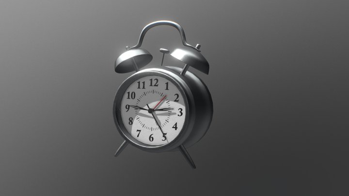 Alarm Clock 3D Model