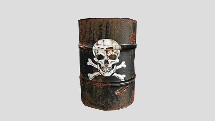 Danger Barrel – Modelo 3D gratuito STL