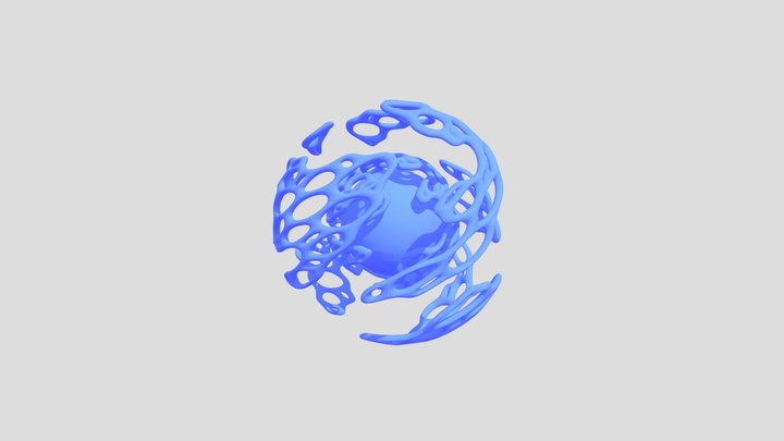 Planet blue 3D Model