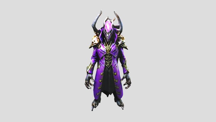 Devil cyber hunter. 3D Model