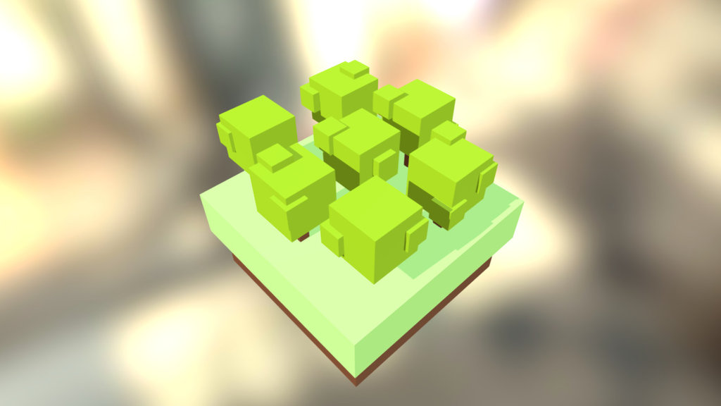 Low poly Trees