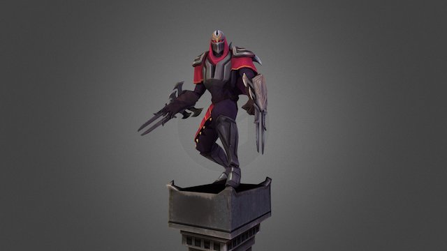 ZED, Master of Shadow 3D Model