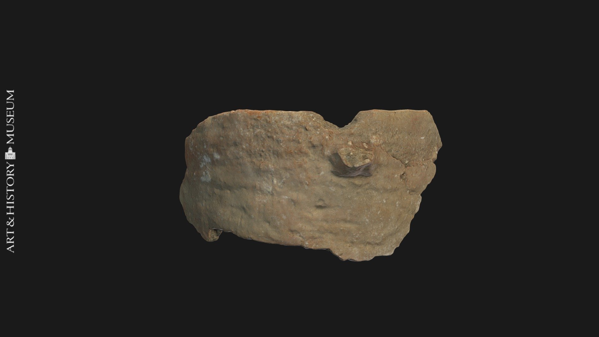 Wall fragment of a vase with buttons