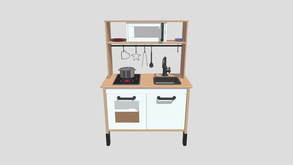 Kitchen Duktig Play Simplified Stylized