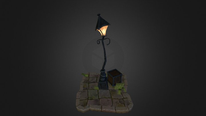 lightPost.obj 3D Model