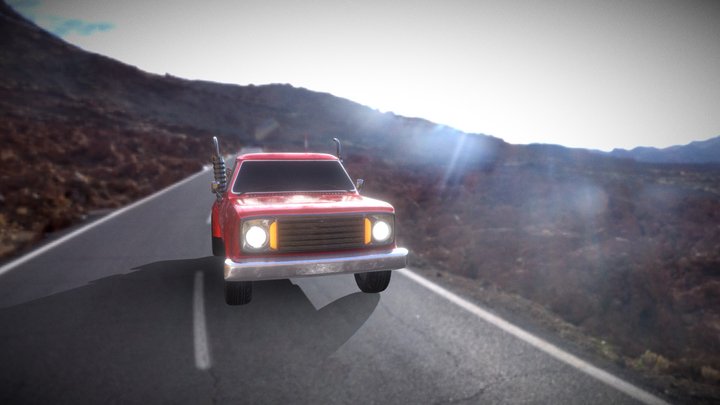 LIL RED EXPRESS TRUCK 3D Model
