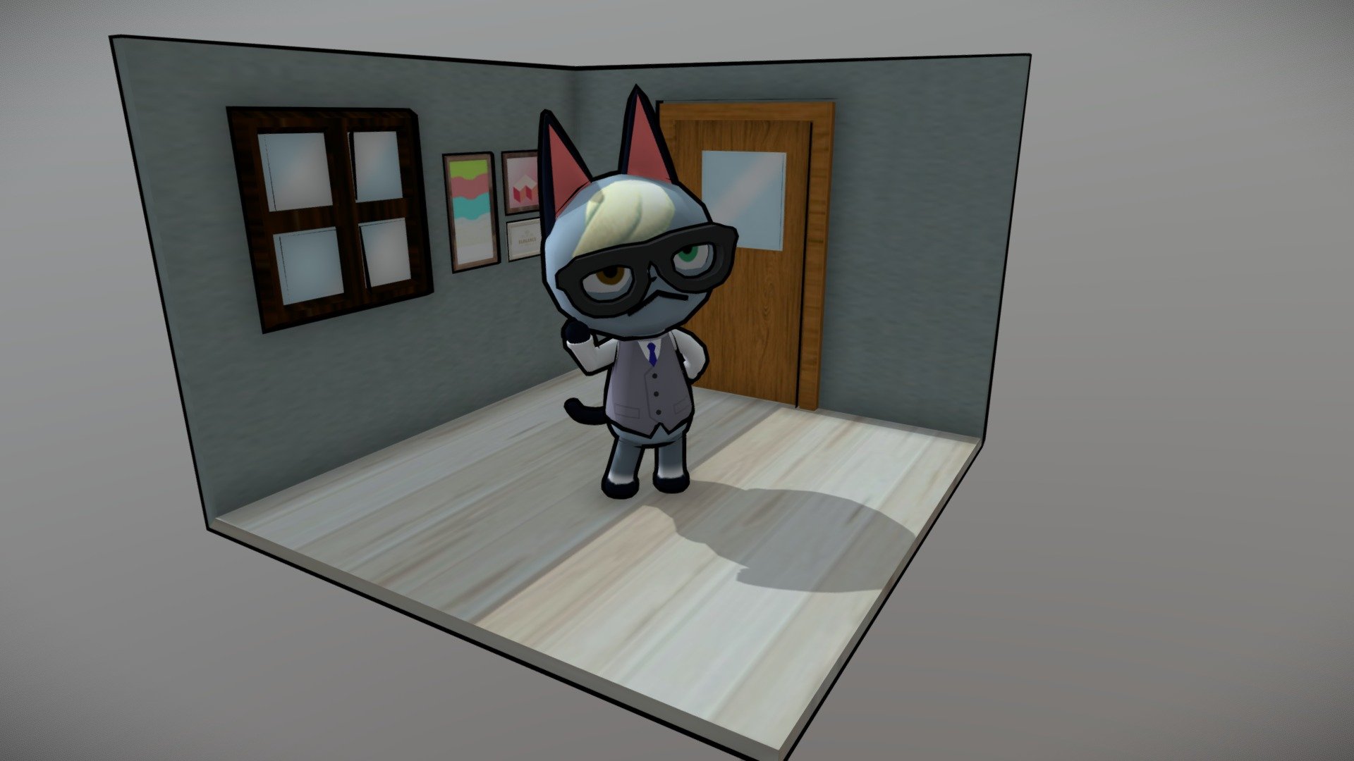 Animal Crossing: New Horizons - Raymond - 3D model by Alexia13 [c9200e2
