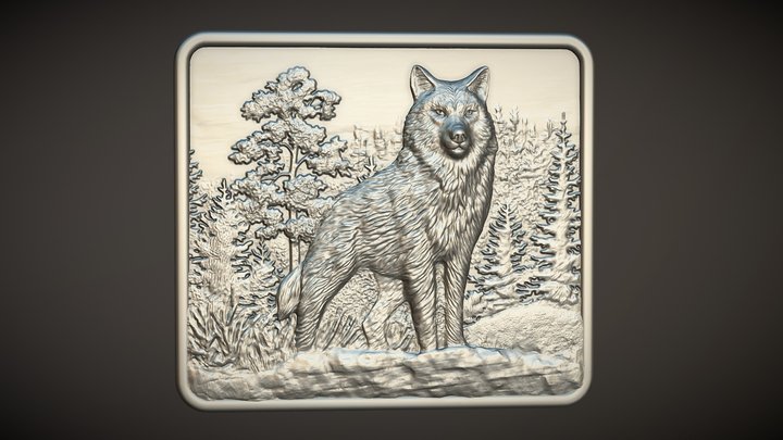 Buckle Wolf 3D Model