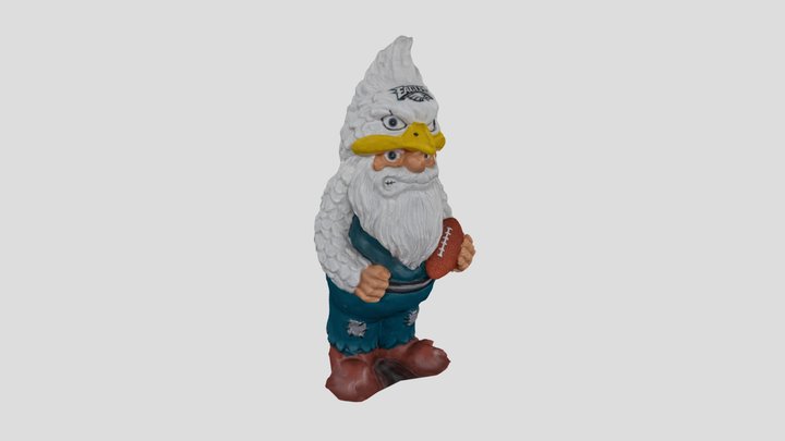 Philadelphia Eagles Gnome 3D Model