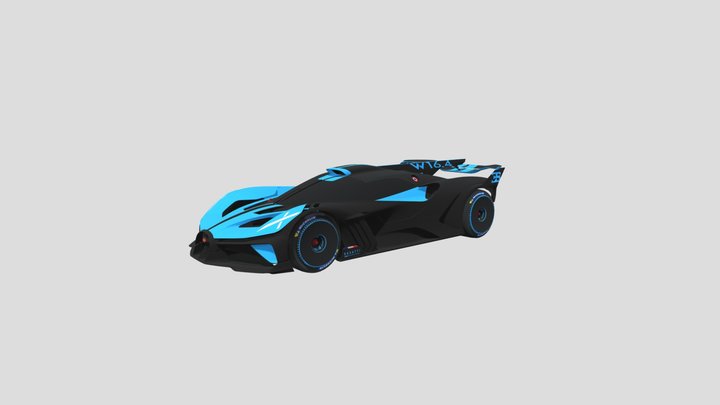 Bugatti Bolide 3D Model