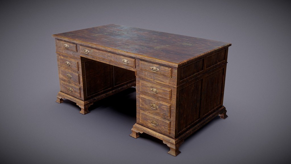 Old Wooden Desk