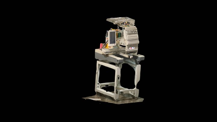 1501 Embroidery machine 3D Model