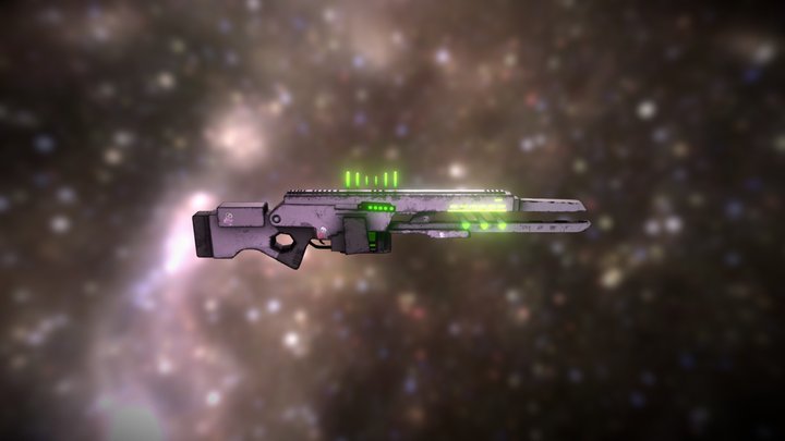 Sick ass railgun 3D Model