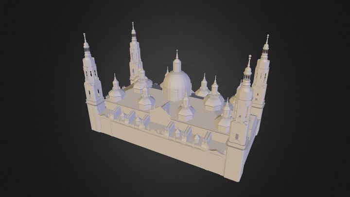 23_Basilica el Pilar Zaragoza.kmz 3D Model