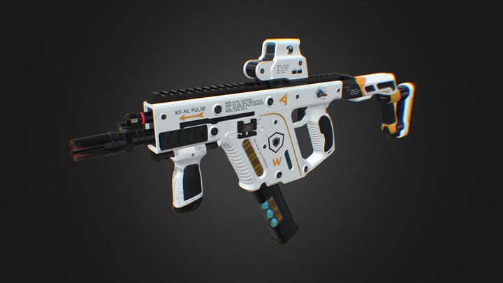 KV-NL PULSE | Sci-Fi KRISS Vector 3D Model