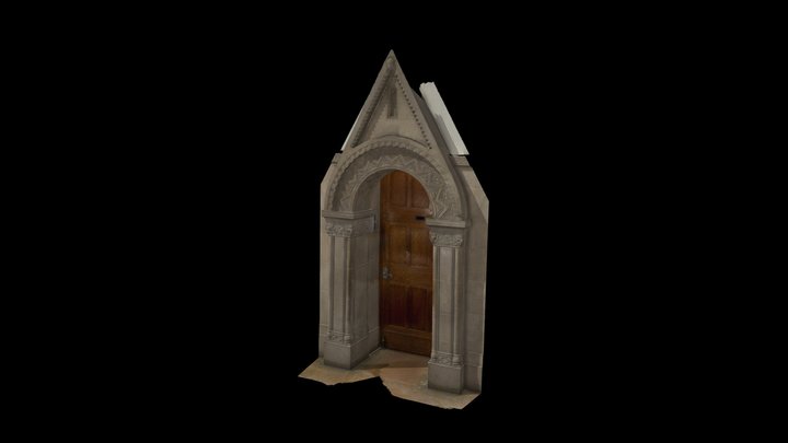 Pitt Nationality Room: Irish Room doorway 3D Model