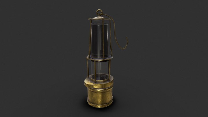 Mine Lamp 3D Model
