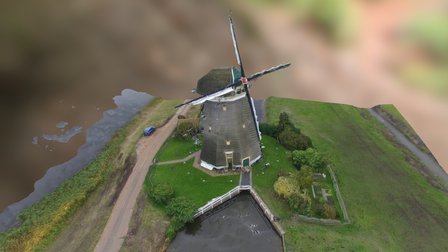 Bovenmolen Nieuwe Driemanspolder 3D Model