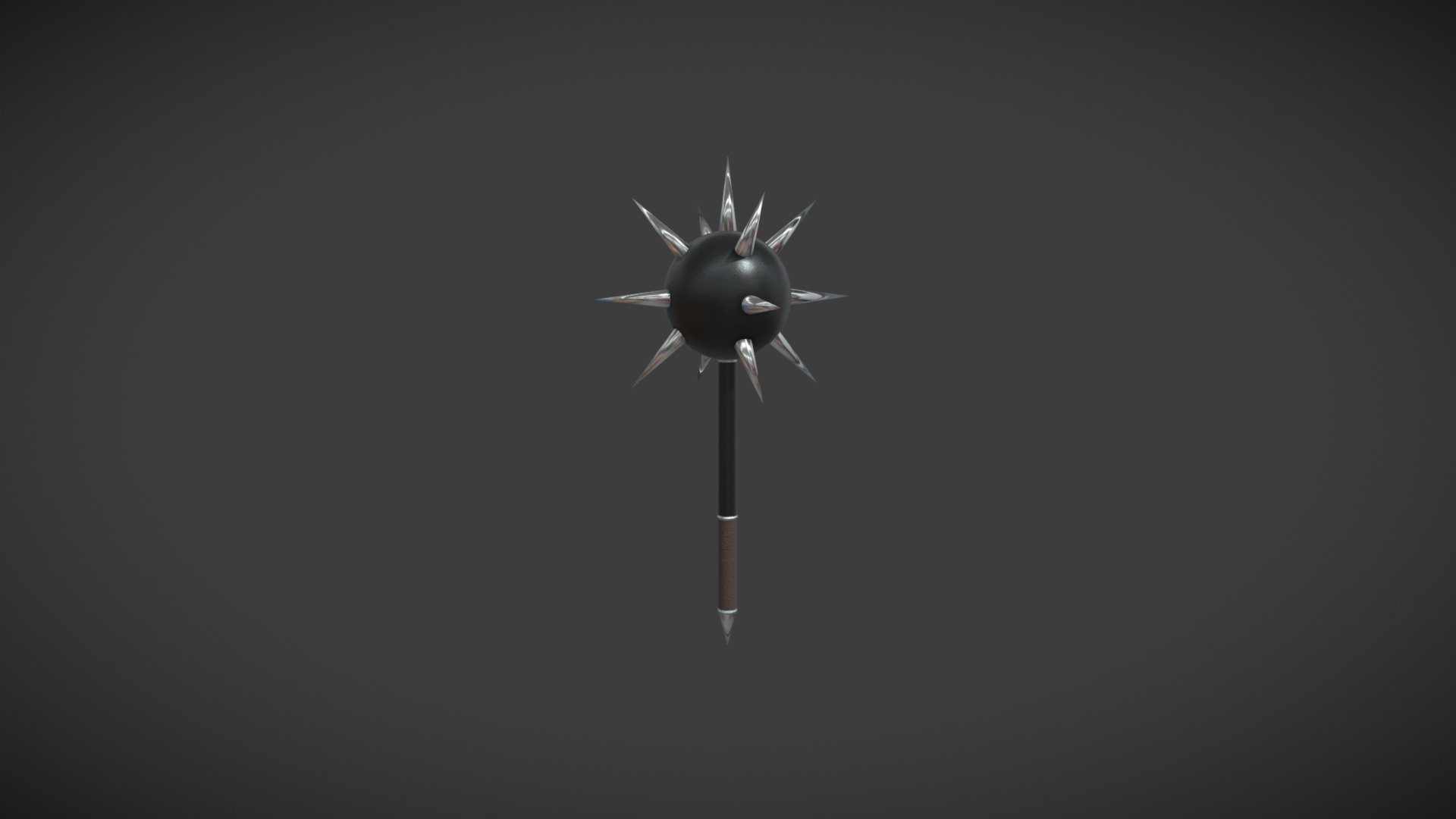 Spiked Mace Model - 3D model by LukeDale65 [c924bd4] - Sketchfab