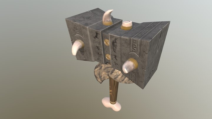 PreHistoric Hammer 3D Model