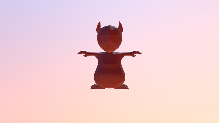 Chibi Devil 2.0 3D Model