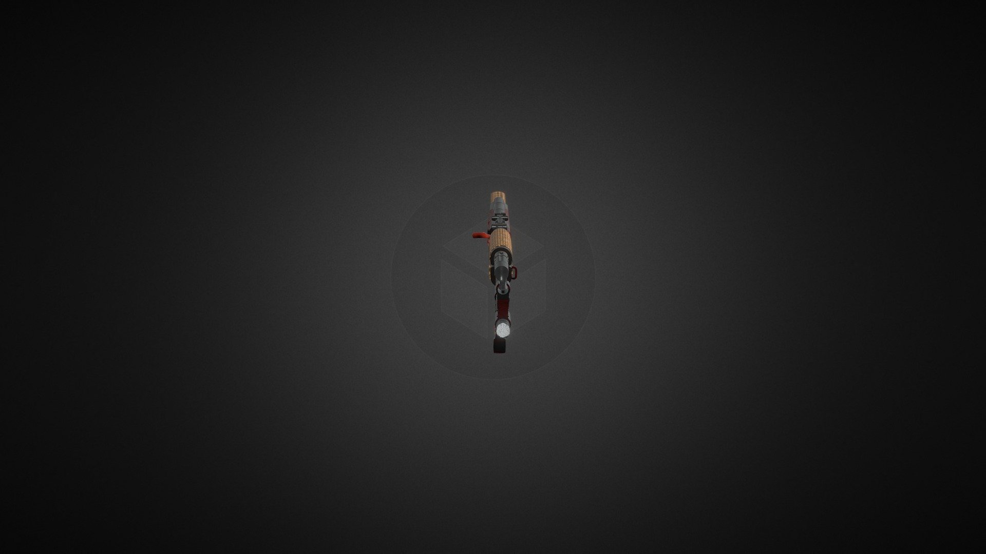 AK-47 | Ruby Dragon (dark version) - 3D model by Dante$ (@real_dantes ...