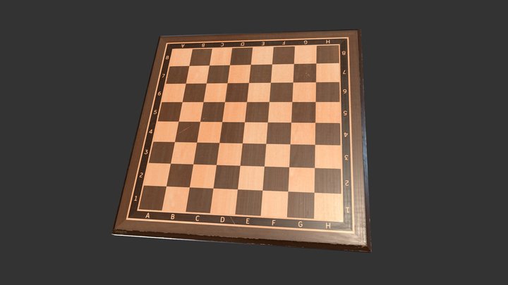 Chessboard 3D Model