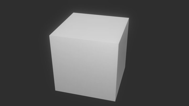 Default Cube 3D Model