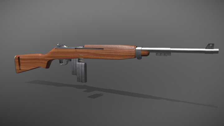 M1 Carbine BB Rifle 3D Model