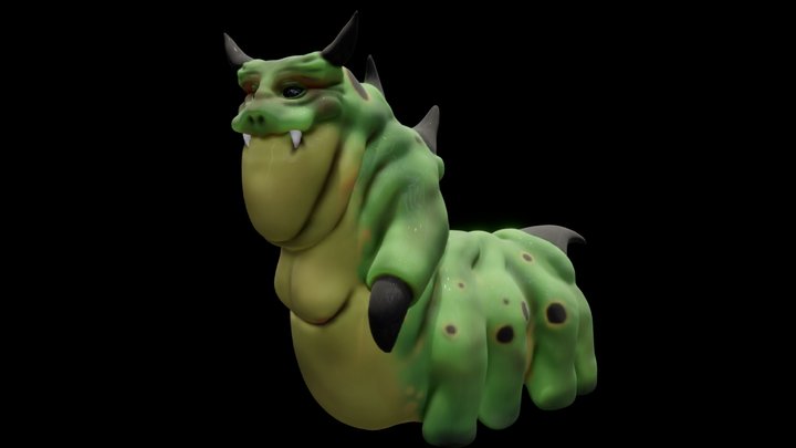 Fat-a-Pilllar 3D Model