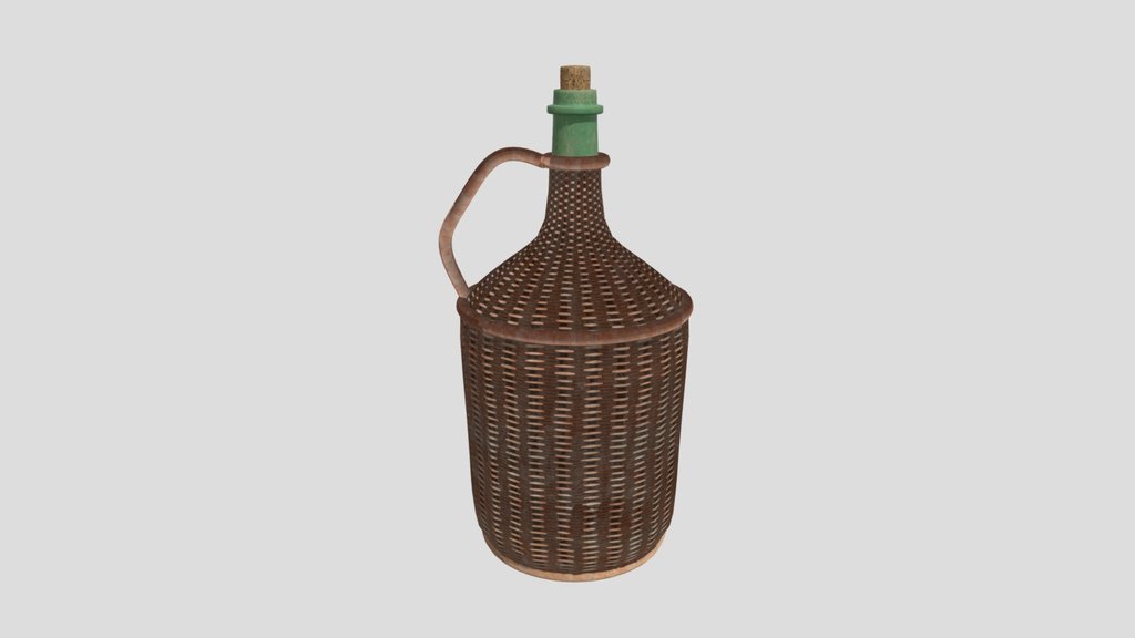 Medieval Market Bottles Wicker
