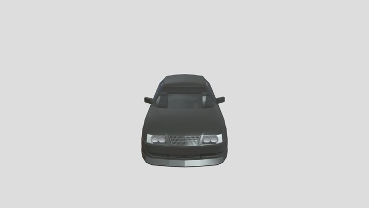 Toyota Chaser Low Poly 3D Model
