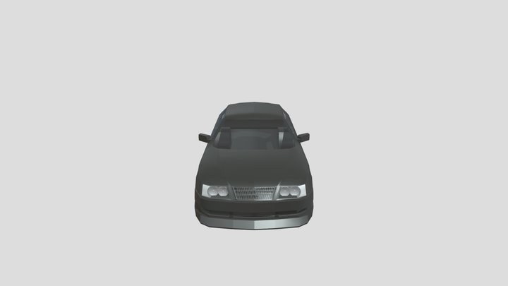 Toyota Chaser Low Poly 3D Model