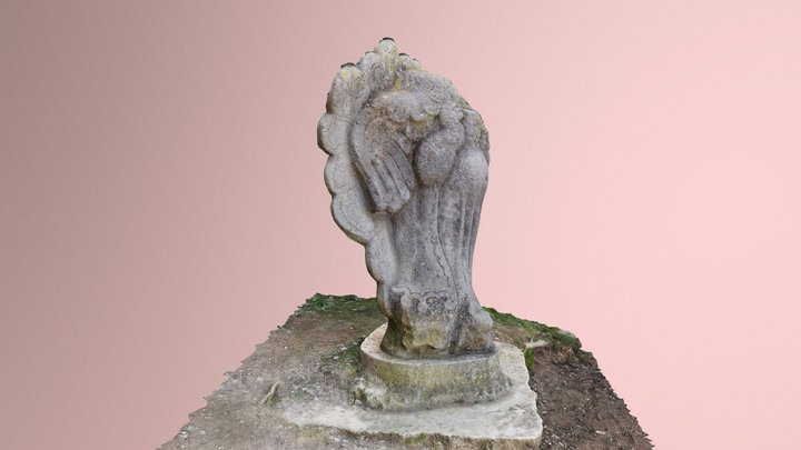 Escultura de La Majordoma, Girona 3D Model