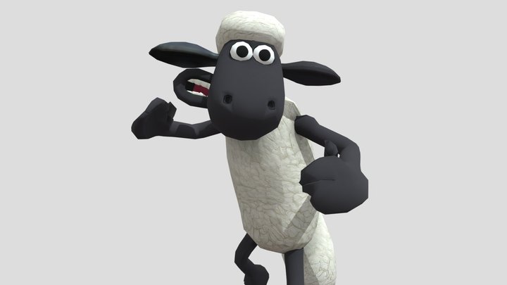 Swing Dancing,Shaun, o Carneiro 3D Model