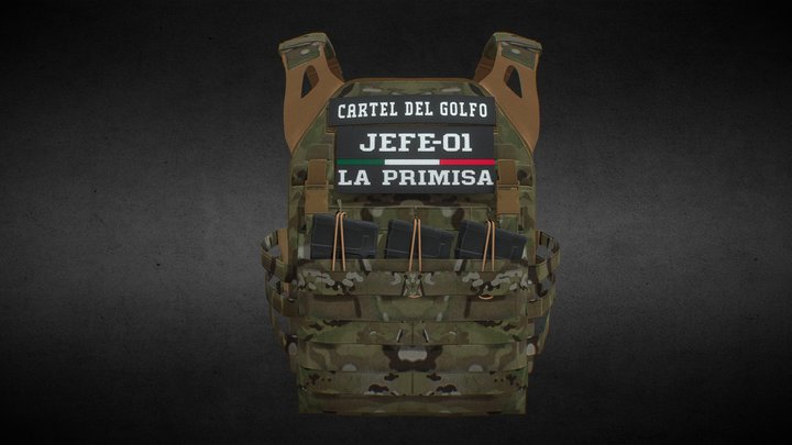 JPC2.0-PRIMISA MEXICO CARTEL Plate carrier 3D Model