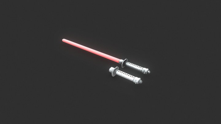 Katana Lightsaber 3D Model