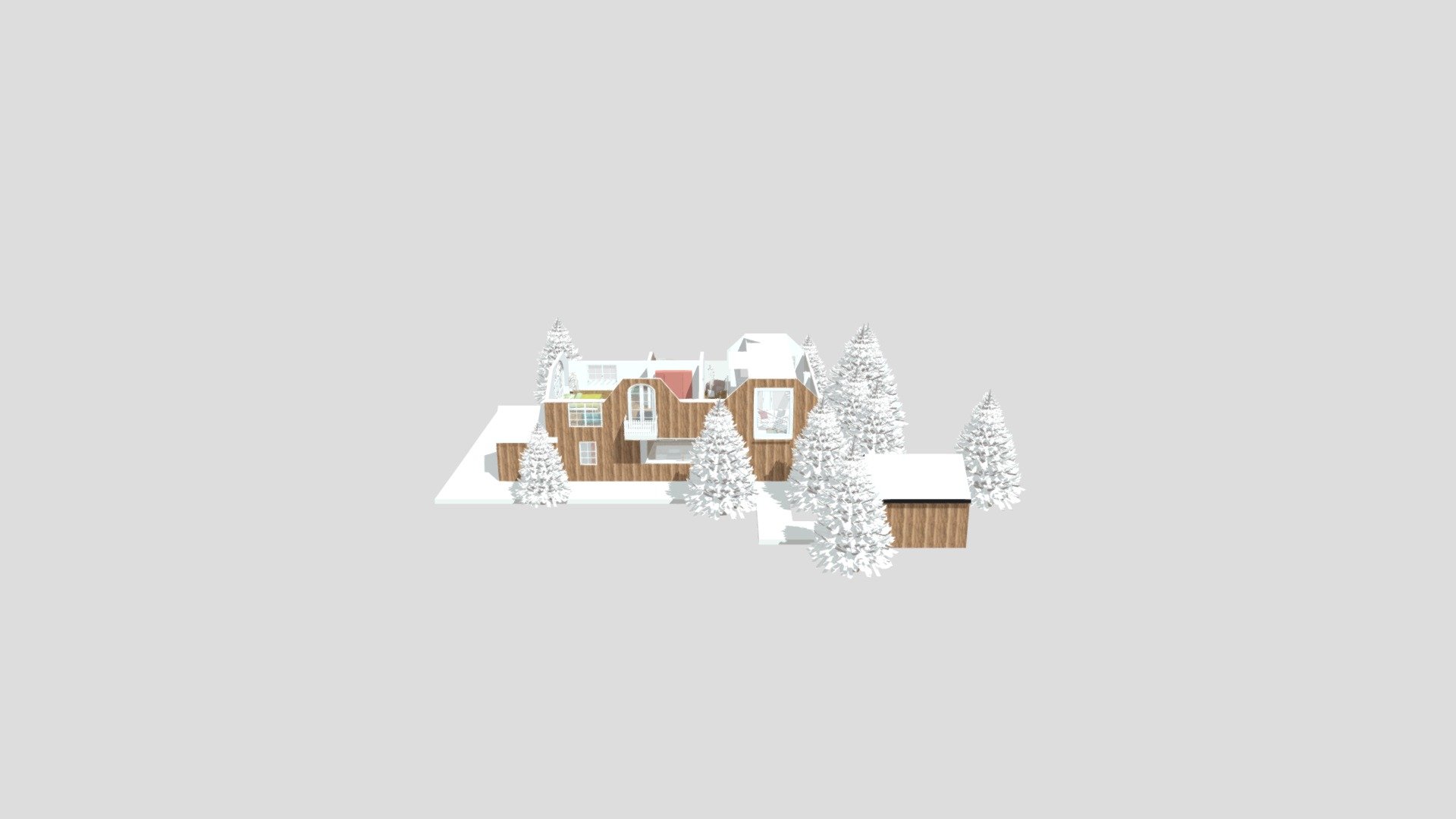 wood chalet