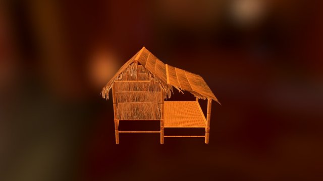 กระต๊อบ 3D Model